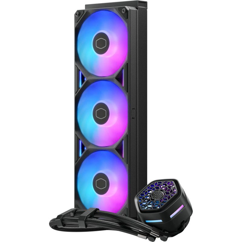 Cooler Master MasterLiquid Atmos II 360 VRM Fan Black Processeur Kit de refroidissement du liquide 12 cm Noir 1 pièce(s) ·... (image 2)