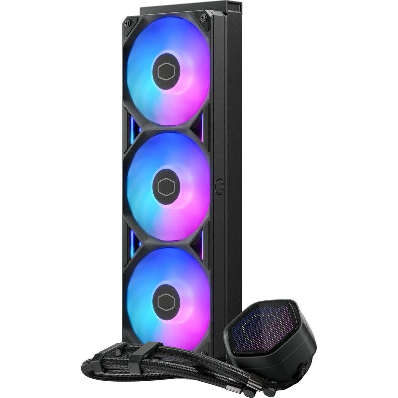 Cooler Master MasterLiquid Atmos II 360 Pixel LED Black Processeur Kit de refroidissement du liquide 12 cm Noir 1 pièce(s)...