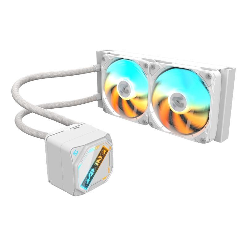 GIGABYTE GAMING 240 ICE Refroidisseur Liquide pour CPU - 2x120mm Ventilateurs ARGB, mécanisme d?emboîtement coulissant, DA... (image 2)