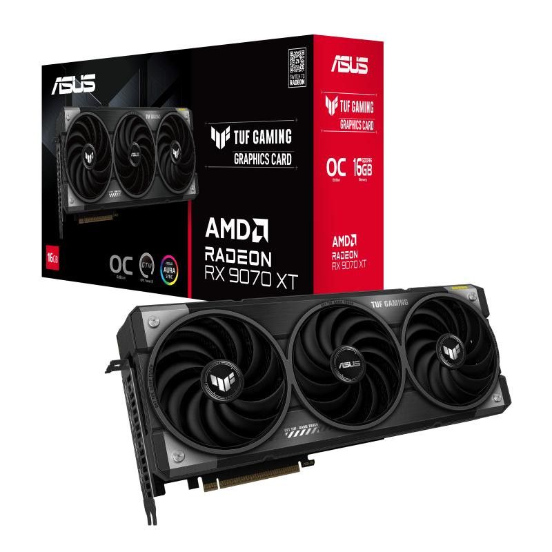ASUS TUF Gaming TUF-RX9070XT-O16G-GAMING AMD Radeon RX 9070 XT 16 Go GDDR6 · Cartes graphiques · Informat Systems Strasbourg (image 12)