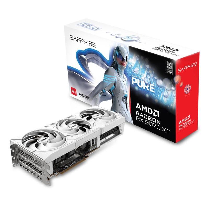 Sapphire PURE Radeon RX 9070 XT AMD 16 Go GDDR6 · Cartes graphiques · Informat Systems Strasbourg (image 7)