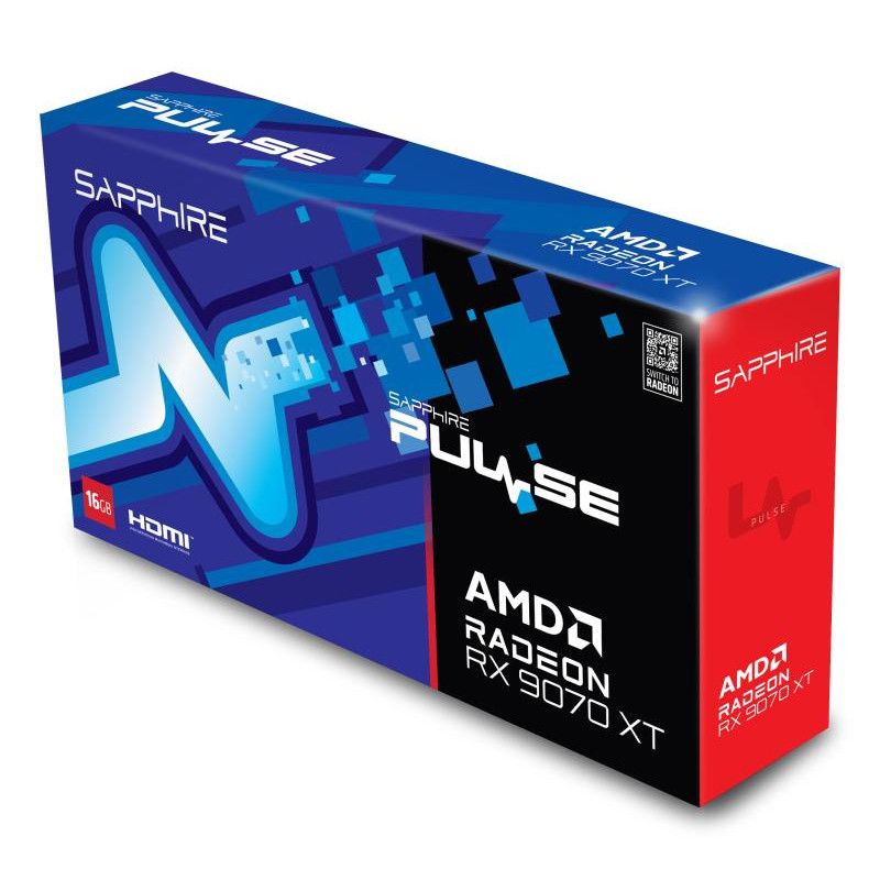 Sapphire PULSE Radeon RX 9070 XT AMD 16 Go GDDR6 · Cartes graphiques · Informat Systems Strasbourg (image 6)