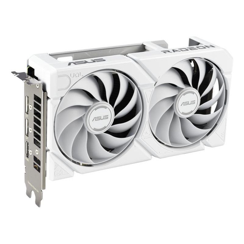 ASUS Dual -RX9060XT-16G-WHITE AMD Radeon RX 9060 XT 16 Go GDDR6 · Cartes graphiques · Informat Systems Strasbourg (image 2)