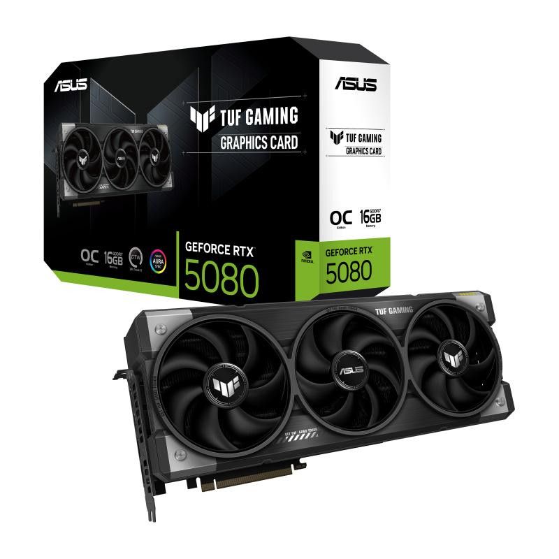 ASUS TUF Gaming TUF-RTX5080-O16G-GAMING NVIDIA GeForce RTX 5080 16 Go GDDR7 · Cartes graphiques · Informat Systems Strasbourg (image 11)