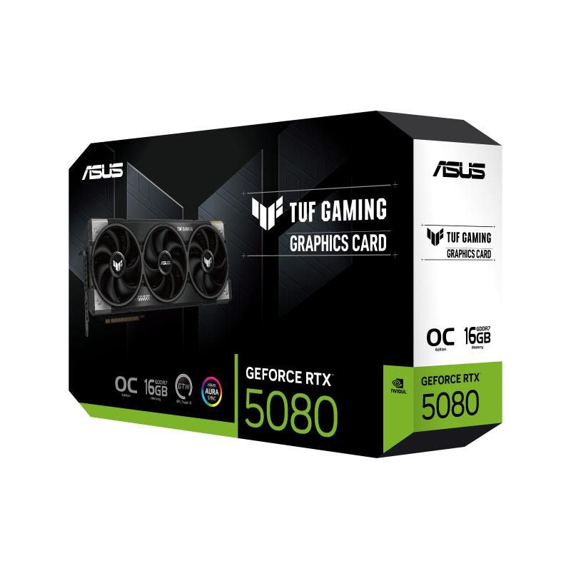 ASUS TUF Gaming TUF-RTX5080-O16G-GAMING NVIDIA GeForce RTX 5080 16 Go GDDR7 · Cartes graphiques · Informat Systems Strasbourg (image 12)