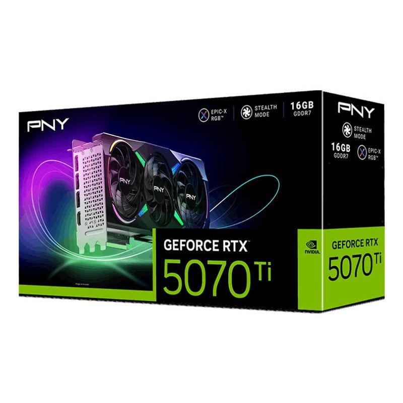 PNY GeForce RTX 5070Ti 16GB ARGB Overclocked Triple Fan · Cartes graphiques · Informat Systems Strasbourg (image 9)