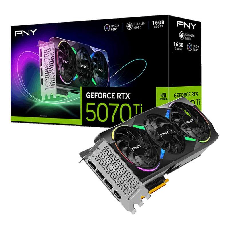 PNY GeForce RTX 5070Ti 16GB ARGB Overclocked Triple Fan · Cartes graphiques · Informat Systems Strasbourg (image 10)