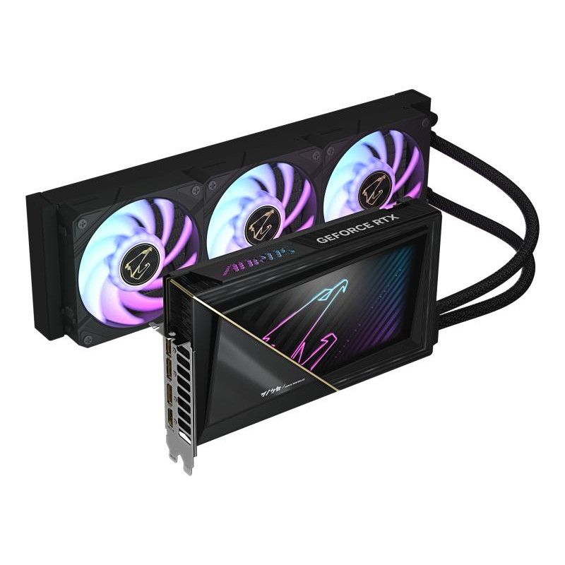 GIGABYTE AORUS GeForce RTX 5090 XTREME WATERFORCE 32G Carte Graphique - 32 Go GDDR7, 512 bits, PCI-E 5.0, 2655 MHz Fréquen... (image 2)