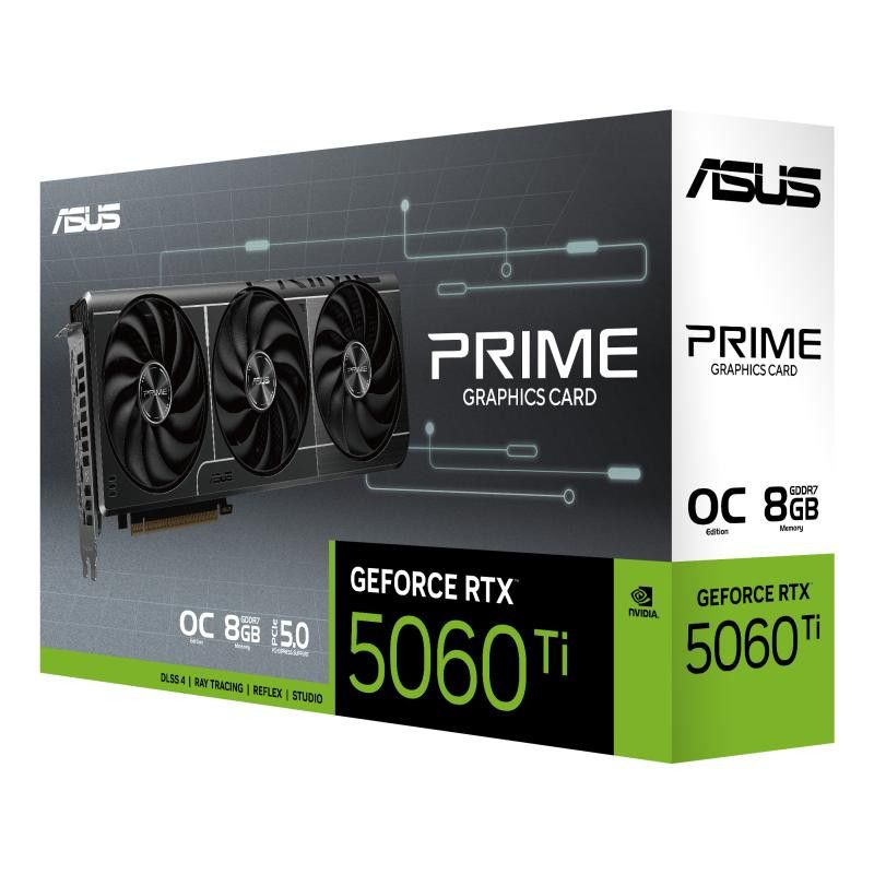 ASUS Prime -RTX5060TI-O8G NVIDIA GeForce RTX 5060 Ti 8 Go GDDR7 · Cartes graphiques · Informat Systems Strasbourg (image 9)
