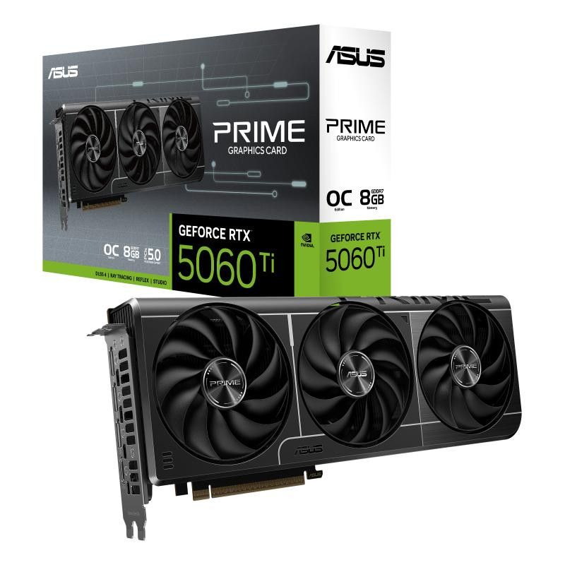 ASUS Prime -RTX5060TI-O8G NVIDIA GeForce RTX 5060 Ti 8 Go GDDR7 · Cartes graphiques · Informat Systems Strasbourg (image 10)