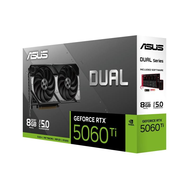 ASUS Dual -RTX5060TI-8G NVIDIA GeForce RTX 5060 Ti 8 Go GDDR7 · Cartes graphiques · Informat Systems Strasbourg (image 7)