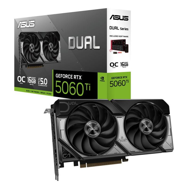ASUS Dual -RTX5060TI-O16G NVIDIA GeForce RTX 5060 Ti 16 Go GDDR7 · Cartes graphiques · Informat Systems Strasbourg (image 15)