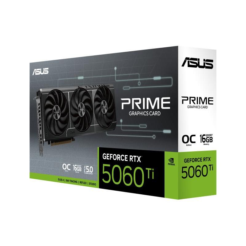 ASUS Prime -RTX5060TI-O16G NVIDIA GeForce RTX 5060 Ti 16 Go GDDR7 · Cartes graphiques · Informat Systems Strasbourg (image 9)