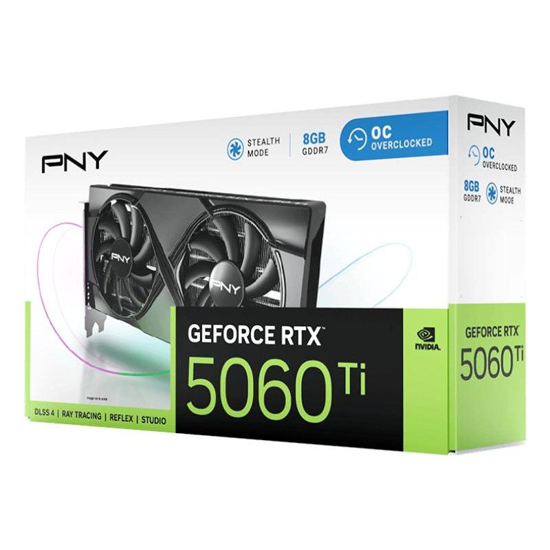 PNY GeForce RTX 5060Ti 8GB Overclocked Dual Fan · Cartes graphiques · Informat Systems Strasbourg (image 9)