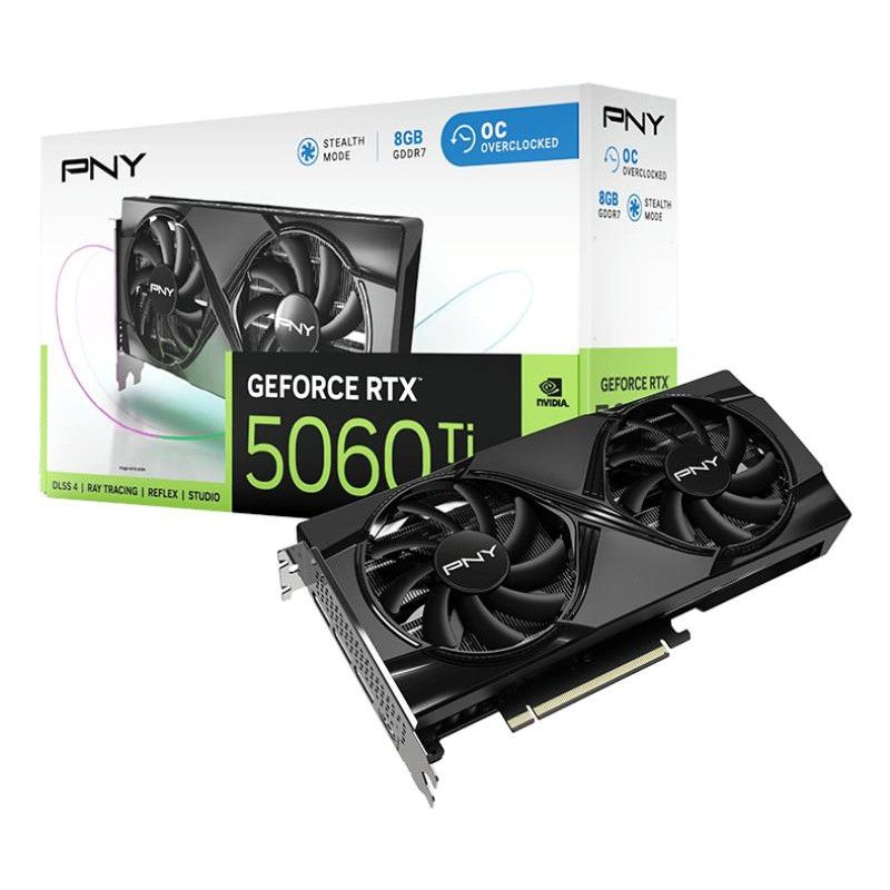 PNY GeForce RTX 5060Ti 8GB Overclocked Dual Fan · Cartes graphiques · Informat Systems Strasbourg (image 10)