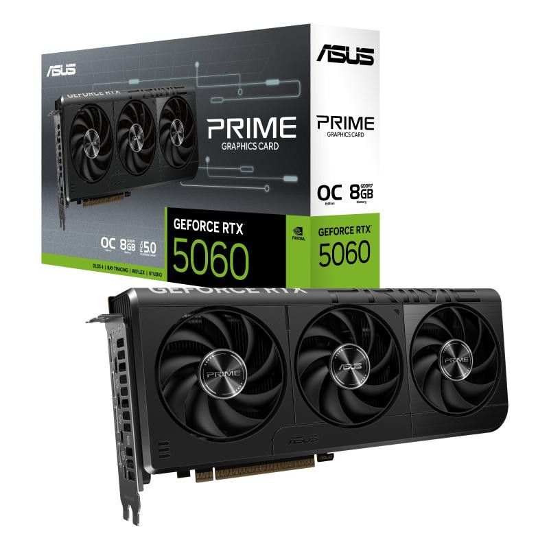 ASUS Prime -RTX5060-O8G NVIDIA GeForce RTX 5060 8 Go GDDR7 · Cartes graphiques · Informat Systems Strasbourg (image 10)