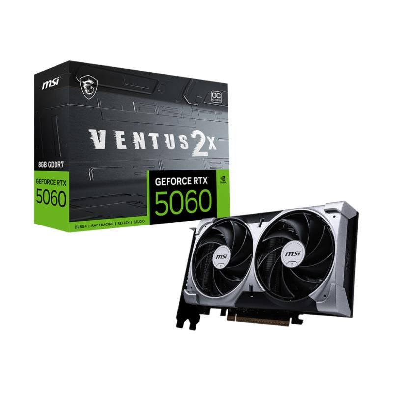 MSI GeForce RTX 5060 8G VENTUS 2X OC NVIDIA 8 Go GDDR7 · Cartes graphiques · Informat Systems Strasbourg