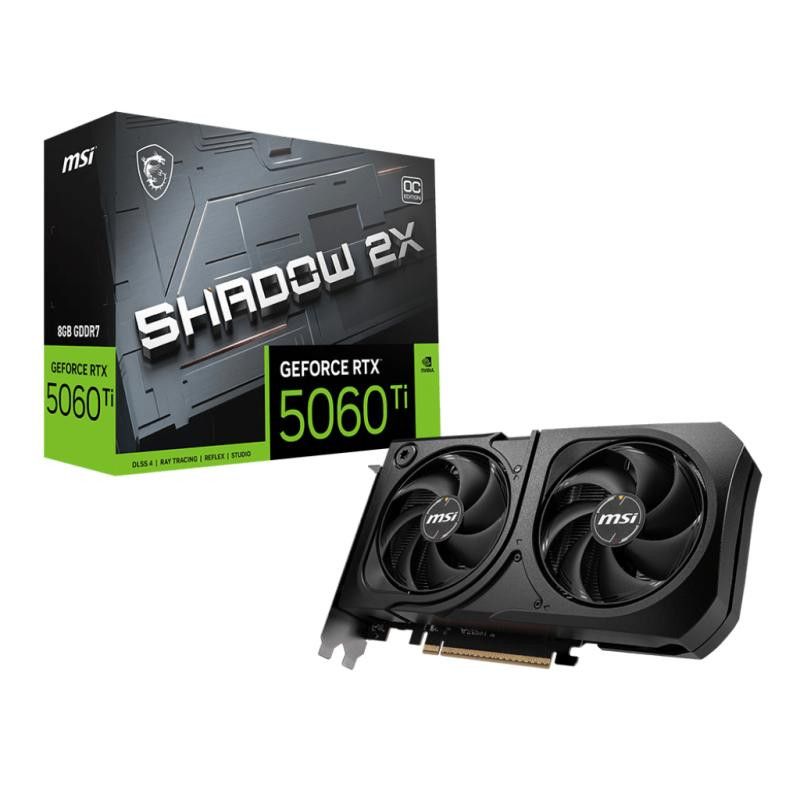 MSI RTX 5060TI 8G SHADOW 2X OC PLUS · Cartes graphiques · Informat Systems Strasbourg
