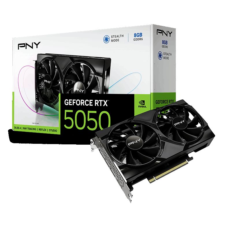 PNY GEFORCE RTX" 5050 8GB Dual Fan ( VCG50508DFXPB1) · Cartes graphiques · Informat Systems Strasbourg (image 6)