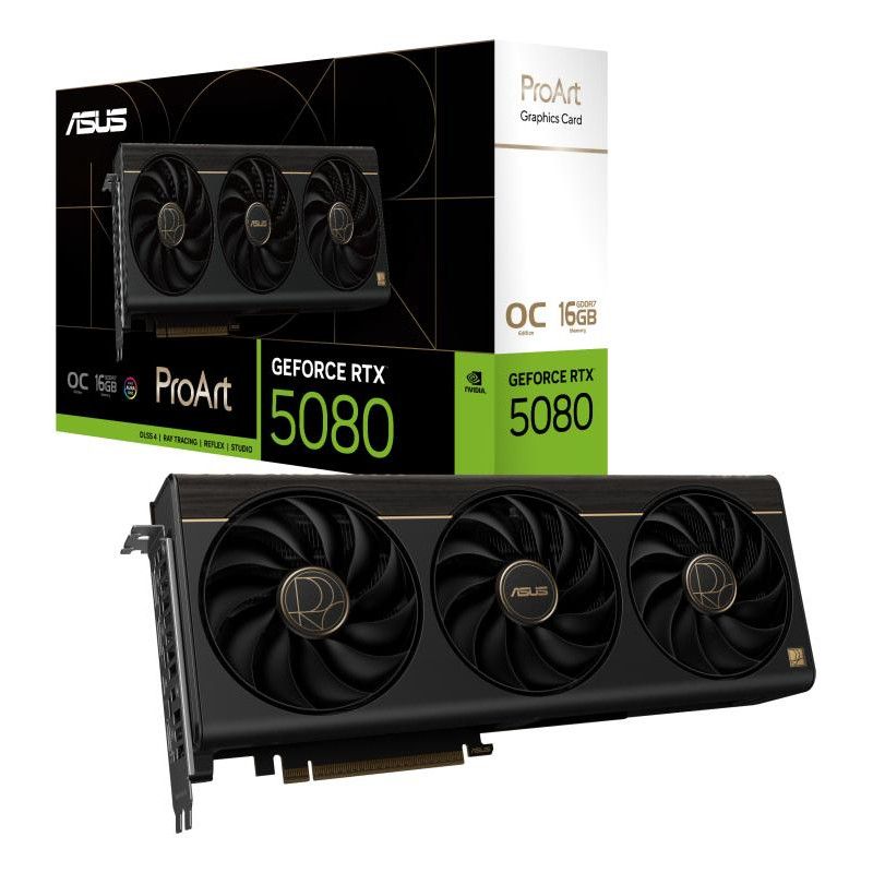 ASUS ProArt -RTX5080-O16G NVIDIA GeForce RTX 5080 16 Go GDDR7 · Cartes graphiques · Informat Systems Strasbourg (image 17)