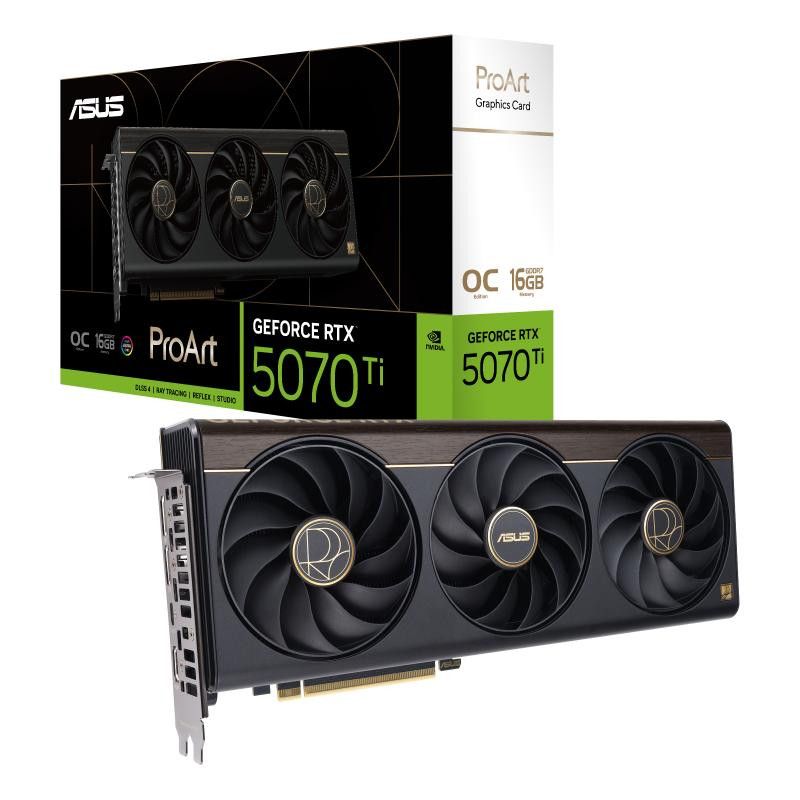 ASUS ProArt -RTX5070TI-O16G NVIDIA GeForce RTX 5070 Ti 16 Go GDDR7 · Cartes graphiques · Informat Systems Strasbourg (image 16)