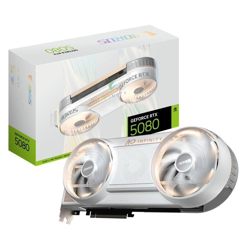 Gigabyte AORUS GeForce RTX 5080 INFINITY WOOD 16G Carte Graphique · Cartes graphiques · Informat Systems Strasbourg
