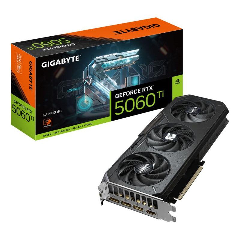 GIGABYTE GeForce RTX 5060 Ti GAMING 8G Carte Graphique ? 8 Go GDDR7, 128 bits, PCI-E 5.0, 2572 MHz Fréquence du processeur...