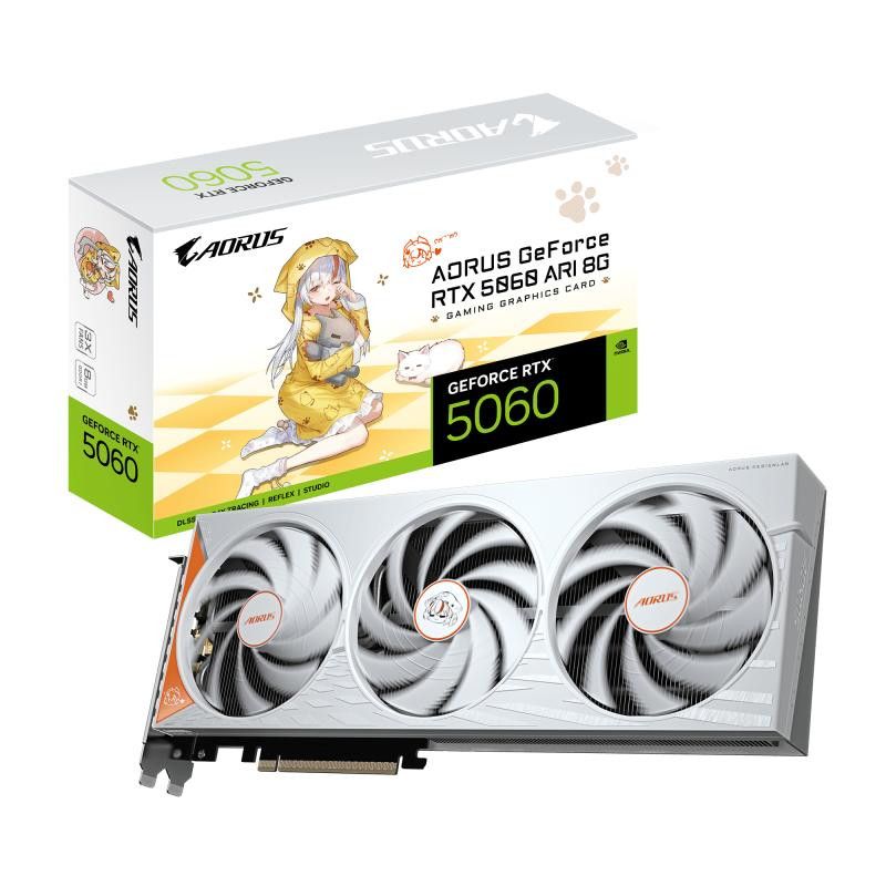 GIGABYTE AORUS GeForce RTX 5060 ARI 8G Carte Graphique · Cartes graphiques · Informat Systems Strasbourg