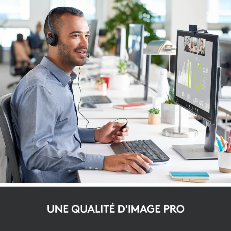 Logitech HD PRO Webcam C920S Noir *960-001252 · Informat Systems Strasbourg (image 9)