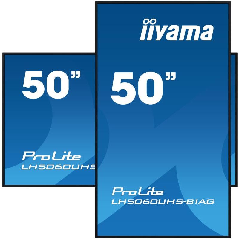 iiyama LH5060UHS-B1AG Écran d'affichage dynamique Carte A numérique 125,7 cm (49.5") LED Wifi 500 cd/m² 4K Ultra HD Noir I... (image 5)