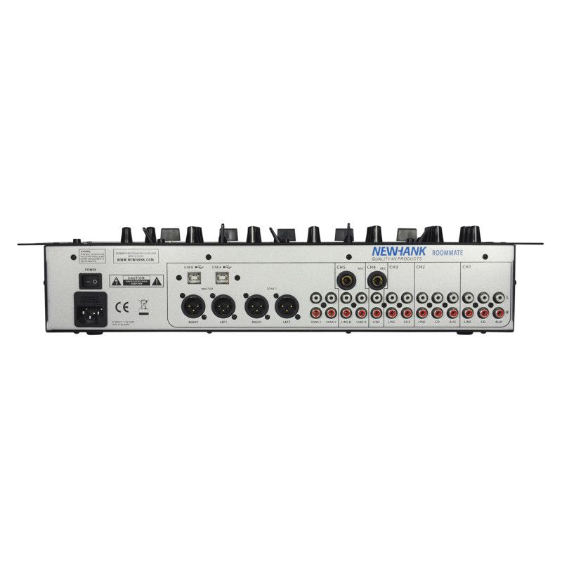 Newhank Mélangeur Audio  11 Entrées 3 MIC 2 USB · Matrices mélangeurs · Informat Systems Strasbourg