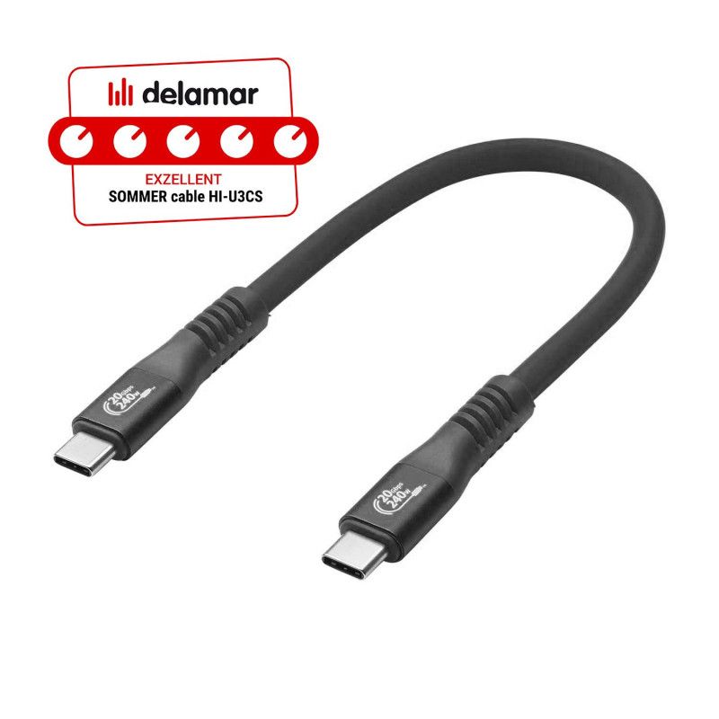 Sommer cable USB 3.2 connection cable, type C male type C male · Câbles numériques · Informat Systems Strasbourg